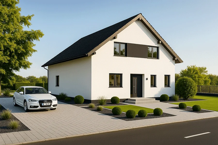 schlüsselfertiges Fertighaus, fertighaus Bungalow, Bungalow Fertighaus