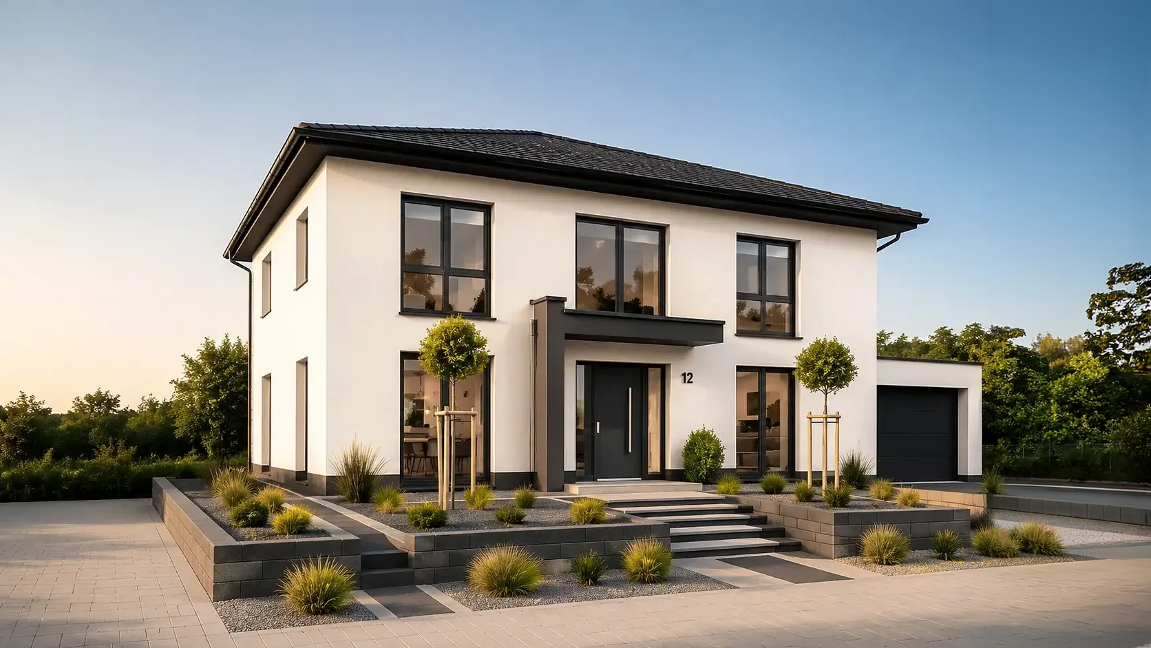 Individuell geplantes Massivhaus von ASL Wohnungsbau